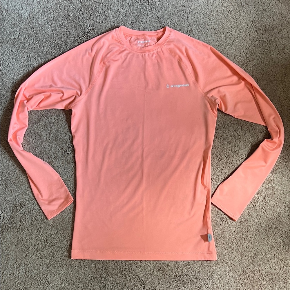 O’rageous Peach Long Sleeve Swim Shirt